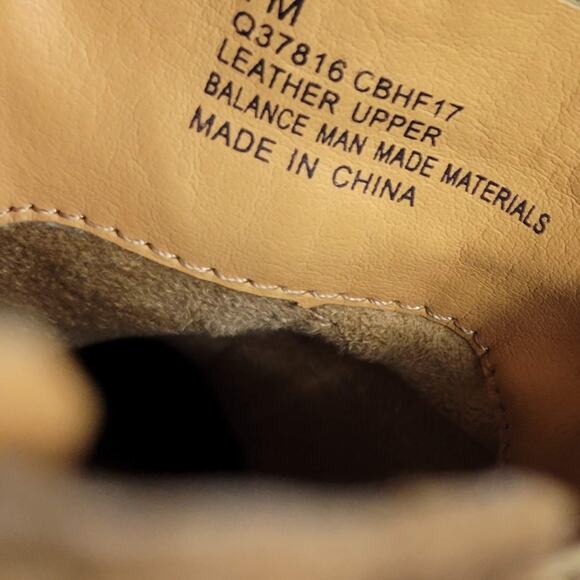 Korks Ease Gabriela Ankle Boots Brown Tan Leather Booties Distressed Boho Size 7 - Picture 11 of 13